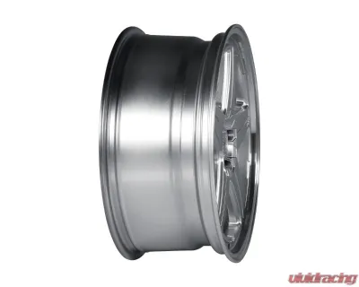Voxx Wheels Nesso 18x8.5 5x112 | 5x120 42mm Silver With Machined Lip - NES 885-5003-42 SML