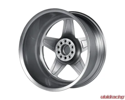 Voxx Wheels Nesso 18x8.5 5x112 | 5x120 42mm Silver With Machined Lip - NES 885-5003-42 SML