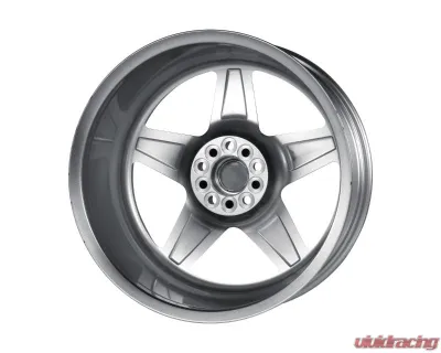 Voxx Wheels Nesso 18x8.5 5x112 | 5x120 42mm Silver With Machined Lip - NES 885-5003-42 SML
