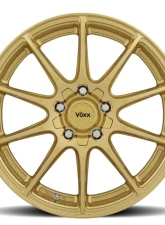 Voxx Wheels Cotto 17x7.5 5x100 | 5x114.3 40mm Gold                                     - COT 775-5001-40 G - Image 3
