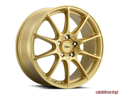 Voxx Wheels Cotto 17x7.5 5x100 | 5x114.3 40mm Gold - COT 775-5001-40 G