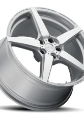 Voxx Wheels Modena 18x9 5x120 30mm Gloss Silver with Machined Face                                     - MOD 890-5120-30 SMF - Image 2