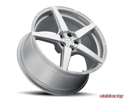 Voxx Wheels Modena 18x9 5x120 30mm Gloss Silver with Machined Face - MOD 890-5120-30 SMF