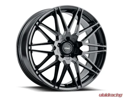 Voxx Wheels Nice 17x7.5 5x115 | 5x120 20mm Gloss Black - NCE 775-5004-20 GB