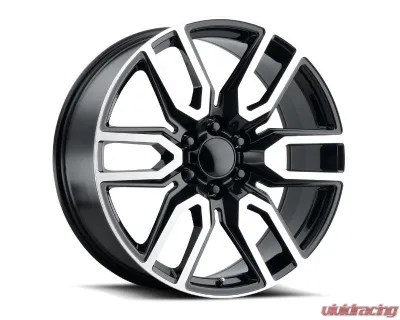 Voxx Wheels Replica Denali NZH 20x9 6x139.7 27mm Gloss Black Machined Face - NZH 290-6139-27 GBMF