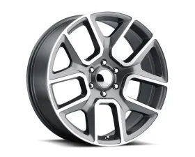 Voxx Wheels Replica RAM 1500 22x9 6x139.7 18mm Gunmetal Machined Face