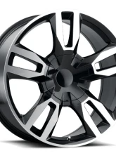 Voxx Wheels Replica RST 22x9 6x139.7 24mm Gloss Black Machined Face                                     - RST 229-6139-24 GBM - Image 2