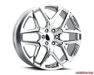 Voxx Wheels Replica SSW 22x9 6x139.7 31mm Chrome Chevrolet Silverado 1500 - SSW 229-6139-31 C