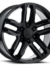 Voxx Wheels Replica Trailboss 22x9 6x139.7 24mm Gloss Black Chevrolet Silverado 1500                                     - TBS 229-6139-24 GB - Image 2