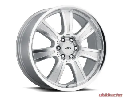 Voxx Wheels Turin 18x8.5 6x132 | 6x139.7 39mm Silver Machined Face & Lip - TUR 885-6003-39 SMF (2)