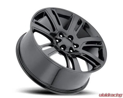 Voxx Wheels Replica Escalade Platinum 22x9 6x139.7 31mm Gloss Black with Gloss Black Cap - ESV 229-6139-31 GB