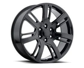Voxx Wheels Replica Escalade Platinum 22x9 6x139.7 31mm Gloss Black with Gloss Black Cap