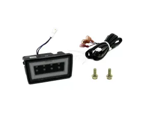 SMY F1 V3 Hyper-Flash Rear Brake Light (RBL) Double Smoked w/ DRL White Light Bar Subaru WRX | STI 2011-2014
