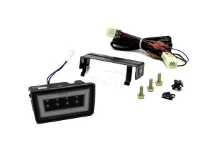 SMY F1 V3 Hyper-Flash Rear Brake Light (RBL) Double Smoked w/ DRL White Light Bar Subaru WRX | STI 2015-2021 - SMY-F1V3-SM2WH-VA - Image 3