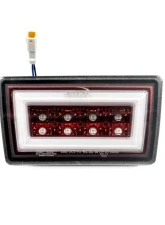 SMY Performance F1 V3 Hyperflash Red Rear Brake Light w/ DRL White Light Bar Subaru WRX 2022+                                     - SMY-F1V3-RDWH-VB - Image 2