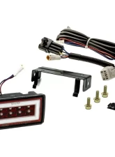 SMY Performance F1 V3 Hyperflash Red Rear Brake Light w/ DRL White Light Bar Subaru WRX 2022+                                     - SMY-F1V3-RDWH-VB - Image 2