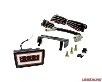 SMY Performance F1 V3 Hyperflash Red Rear Brake Light w/ DRL White Light Bar Subaru WRX 2022+ - SMY-F1V3-RDWH-VB