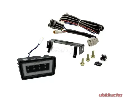 SMY F1 V3 Hyper-Flash Rear Brake Light (RBL) Double Smoked w/ DRL White Light Bar Subaru WRX 2022-2024 - SMY-F1V3-SM2WH-VB