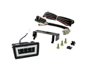 SMY Performance F1 V3 Hyperflash Smoked Rear Brake Light w/ DRL White Light Bar Subaru WRX 2022+