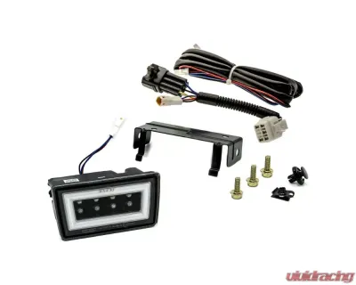SMY Performance F1 V3 Hyperflash Smoked Rear Brake Light w/ DRL White Light Bar Subaru WRX 2022+ - SMY-F1V3-SMWH-VB