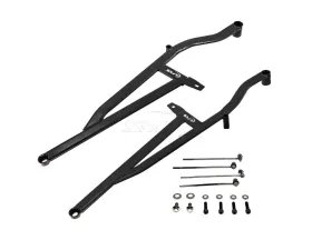 SMY Performance Center Floor Power Brace Kit Wrinkle Black Subaru WRX | STI 2008-2021