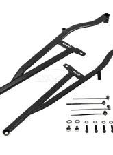 SMY Performance Center Floor Power Brace Kit Wrinkle Black Subaru WRX | STI 2008-2021                                     - SMY-SUSBK-MIDDLE - Image 5