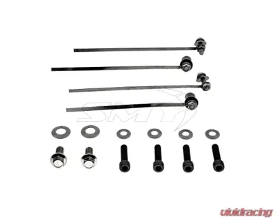 SMY Performance Center Floor Power Brace Kit Wrinkle Black Subaru WRX | STI 2008-2021 - SMY-SUSBK-MIDDLE