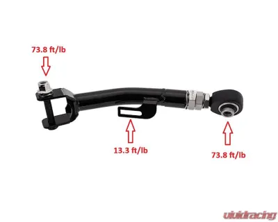 SMY Performance Stealth Heavy Duty Trailing Arms Adjustable Subaru 2022-2025 - SMY-SUS-TRLVB