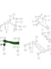 SMY Performance Stealth Heavy Duty Trailing Arms Adjustable Subaru 2022-2025                                     - SMY-SUS-TRLVB - Image 6