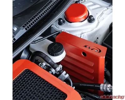 SMY Performance Red Polyurethane Strut Tower Covers Subaru WRX 2022-2024 - SMY-SCAP-RD