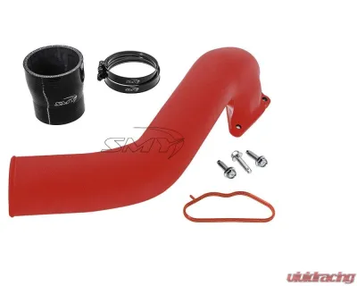 SMY Performance Godzilla Cast Aluminum Top Mount Red Intercooler Pipe Subaru 2019-2025 - SMY-GDZ-VBAL-RD