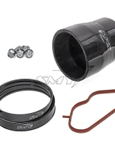 SMY Performance Godzilla Cast Aluminum Top Mount Red Intercooler Pipe Subaru 2019-2025                                     - SMY-GDZ-VBAL-RD - Image 5