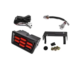 SMY Performance Honeycomb Rear 4th Brake Light - Red Subaru WRX | STI 2015-2021