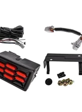 SMY Performance Honeycomb Rear 4th Brake Light - Red Subaru WRX | STI 2015-2021                                     - SMY-HC-VARD - Image 4