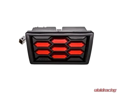 SMY Performance Honeycomb Rear 4th Brake Light - Red Subaru WRX | STI 2015-2021 - SMY-HC-VARD