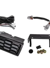 SMY Performance Honeycomb Rear 4th Brake Light - White Subaru WRX | STI 2015-2021                                     - SMY-HC-VAWH - Image 4
