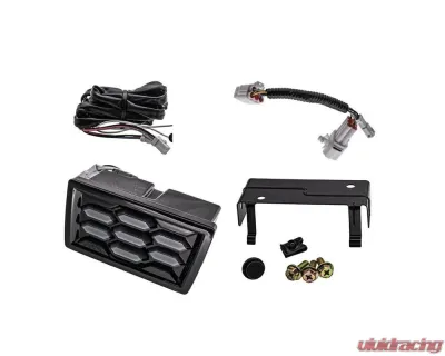 SMY Performance Honeycomb Rear 4th Brake Light - White Subaru WRX | STI 2015-2021 - SMY-HC-VAWH