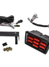 SMY Performance Honeycomb Rear 4th Brake Light - Red Subaru WRX VB 2022-2025                                     - SMY-HC-VBRD - Image 4