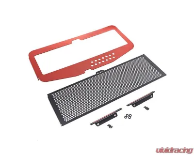 SMY Performance Wrinkle Red Intercooler Protection Cover Subaru 2019-2025 - SMY-INTV2-VBRD