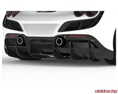 1016 Industries Aero Rear Diffuser Set Carbon Fiber for Ferrari F8 Tributo 2020-2021 - 1016.F8.04