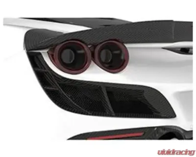 1016 Industries Aero Rear J Vents Carbon Fiber Ferrari F8 Tributo 2020-2021 - 1016.F8.07