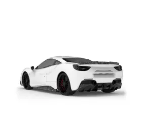 1016 Industries Forged Carbon Rear Diffuser Upper Add On Ferrari 488 2015-2021