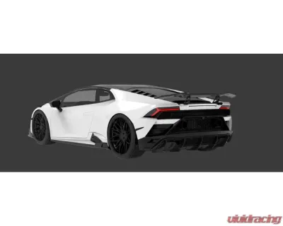 1016 Industries Carbon Fiber Rear Diffuser Lamborghini Huracan EVO 2019+ - 1016.630.09