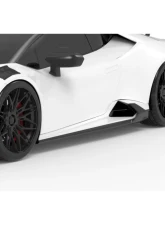 1016 Industries Carbon Fiber Side Skirts for Lamborghini Huracan EVO AWD 2019-2021                                     - 1016.630.02 - Image 6