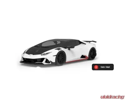 1016 Industries Carbon Fiber Side Skirts for Lamborghini Huracan EVO AWD 2019-2021 - 1016.630.02