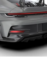 1016 Industries Carbon Fiber Diffuser w/ Uprights Porsche 992 GT3 RS 2022+                                     - 1016.992.3RS.02 - Image 2