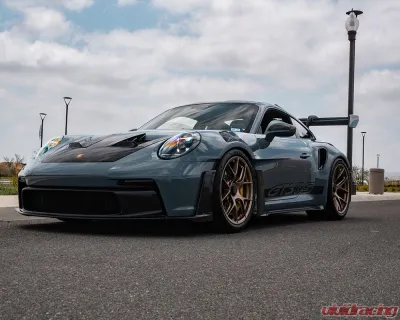 1016 Industries Carbon Fiber Front Lip Spoiler w/ Uprights Porsche 992 GT3 RS 2022+ - 1016.992.3RS.03