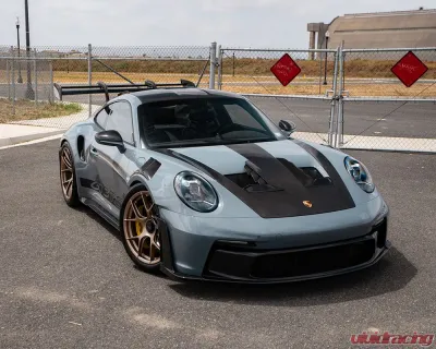 1016 Industries Carbon Fiber Front Lip Spoiler w/ Uprights Porsche 992 GT3 RS 2022+ - 1016.992.3RS.03
