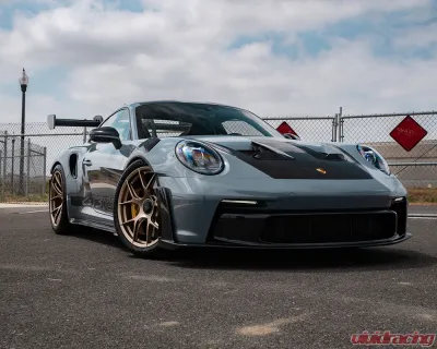 1016 Industries Carbon Fiber Front Lip Spoiler w/ Uprights Porsche 992 GT3 RS 2022+ - 1016.992.3RS.03