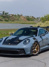 1016 Industries Carbon Fiber Front Bumper Insert Porsche 992 GT3 RS 2022+                                     - 1016.992.3RS.04 - Image 5